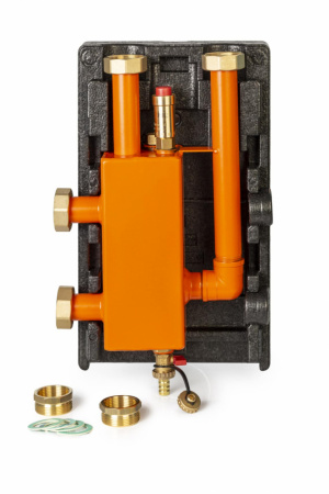 Гидравлическая стрелка MpbW MHK 25, 2 м3/час, 50 кВт, 1", Ду 25